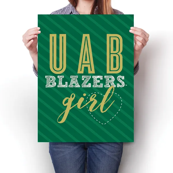 UAB Blazers Girl Poster