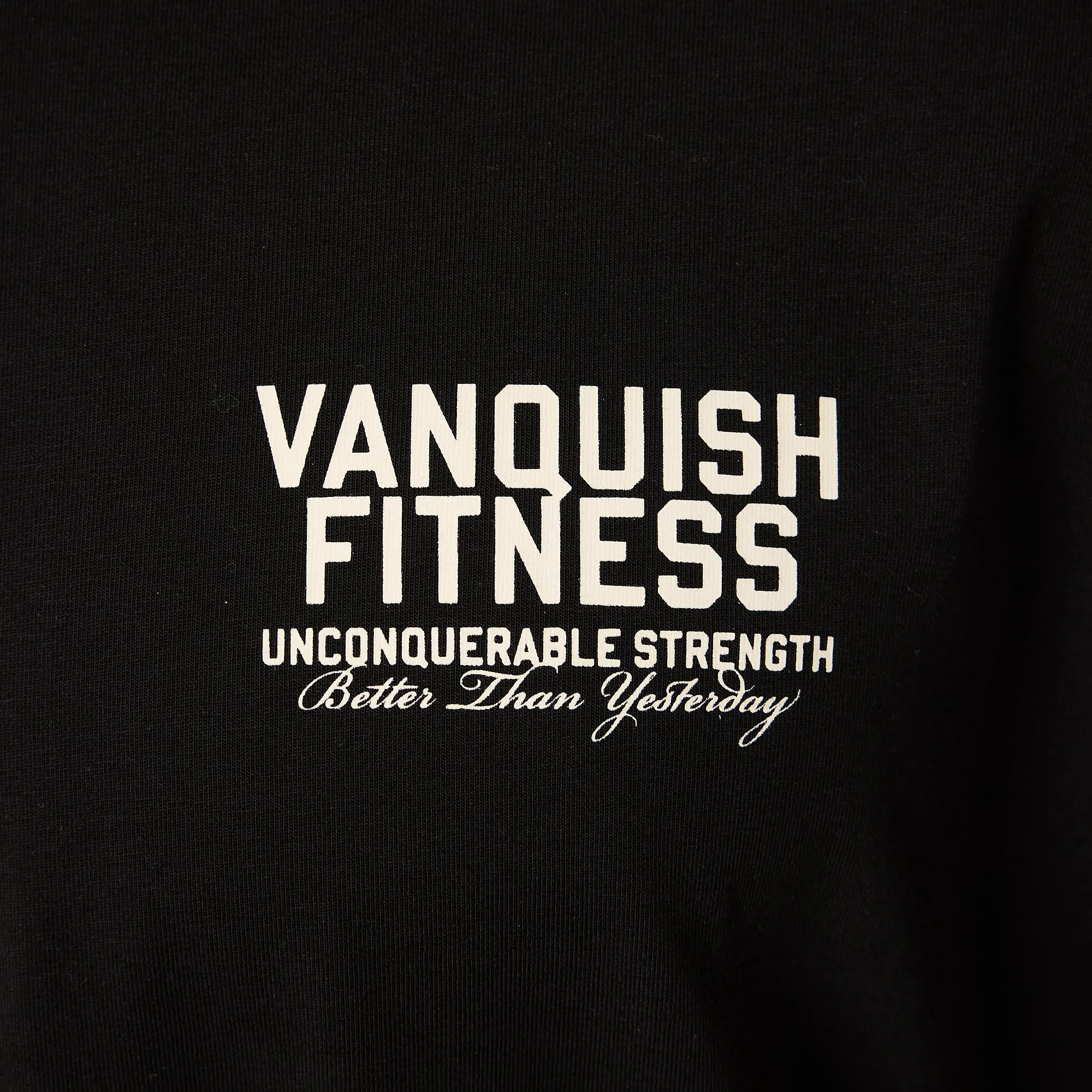 Vanquish TSP Unconquerable Strength Black Oversized T Shirt