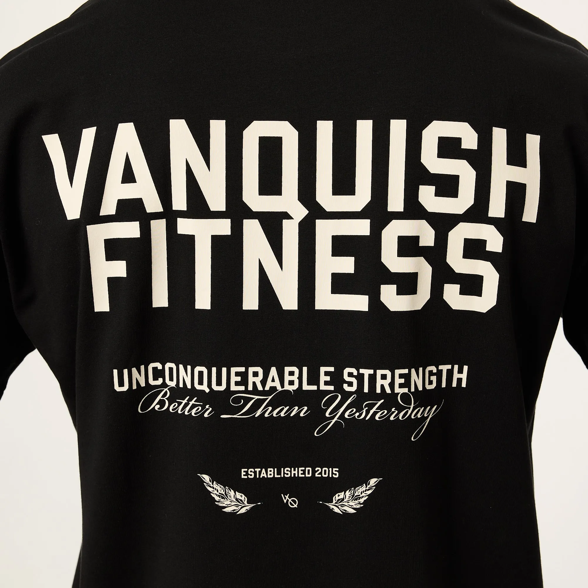 Vanquish TSP Unconquerable Strength Black Oversized T Shirt