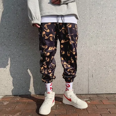 Young Casual Sneakers Print Pattern Men Streetwear Pants